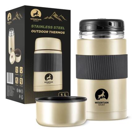 Thermosbehälter für Essen aus Edelstahl isoliert MOUNTAIN GOAT