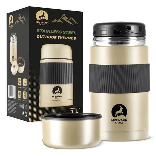 Thermosbehälter für Essen aus Edelstahl isoliert MOUNTAIN GOAT