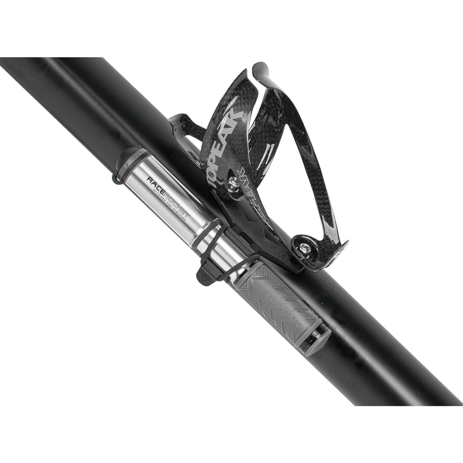 MINI BOMBA DE ALUMÍNIO PRATA TOPEAK RACEROCKET 3/5