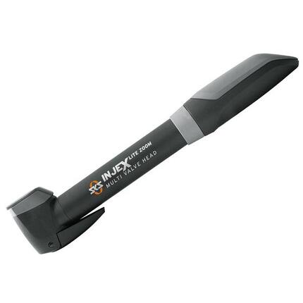 SKS Minipumpe Injex Lite Zoom DV/SV/AV, 256mm, sw/gr, Multi Valve Head