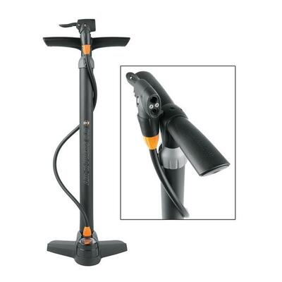 Sks air-x-press 8.0 vloerpomp met drukmeter - max 8 bar