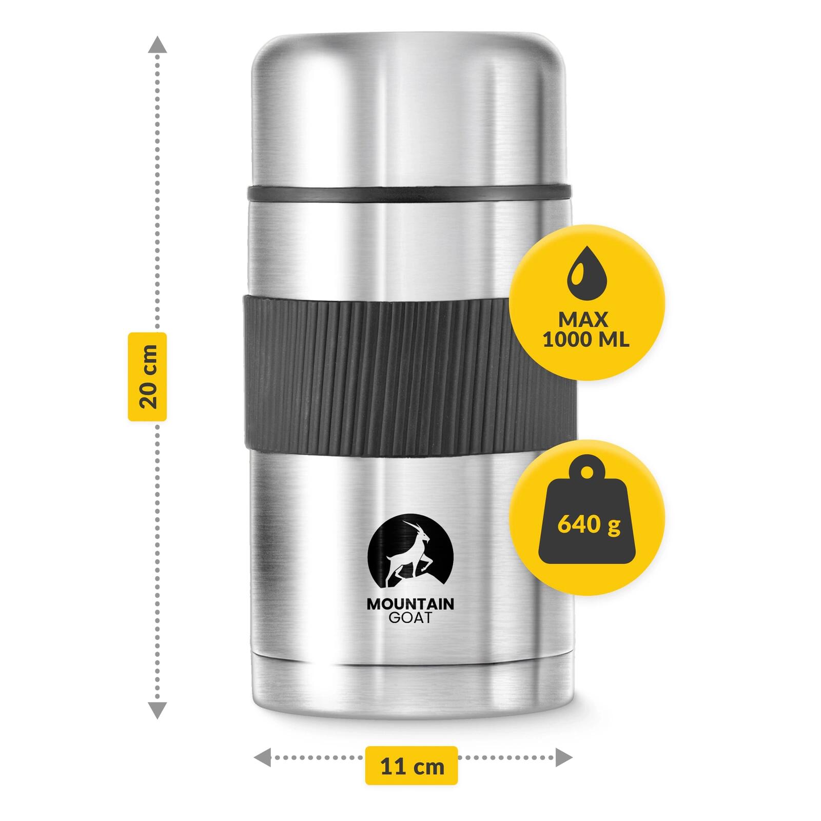 Termos turystyczny na żywność MOUNTAIN GOAT 1000 ml 5/7