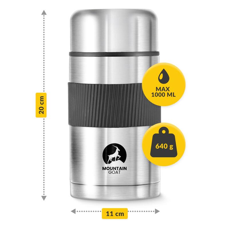 Termos turistic pentru alimente MOUNTAIN GOAT 1000 ml