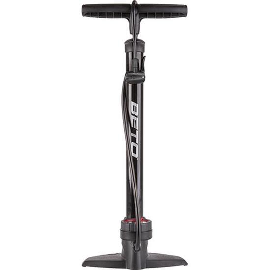 BETO Standpumpe mit Manometer, Handpumpe, Schwarz
