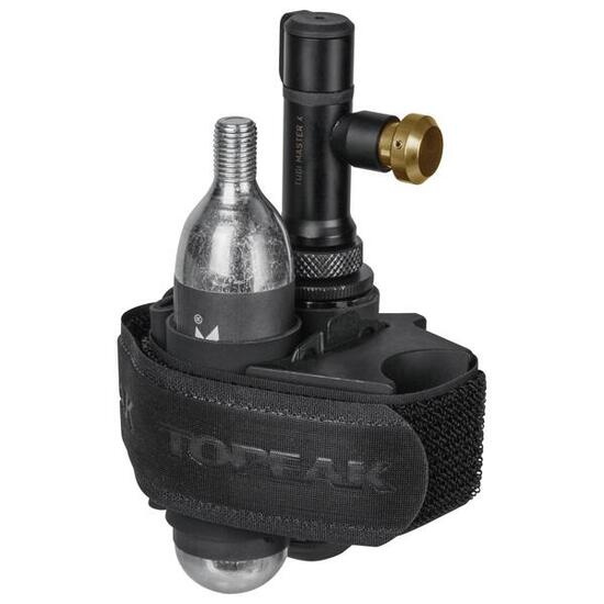 Topeak CO2 Kartuschenpumpe & Reparaturset Tubi Master X 25 g, Schwarz