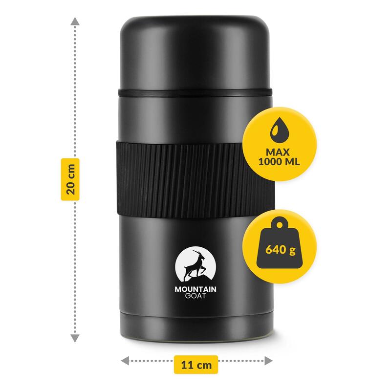 Termos turistic pentru alimente MOUNTAIN GOAT 1000 ml