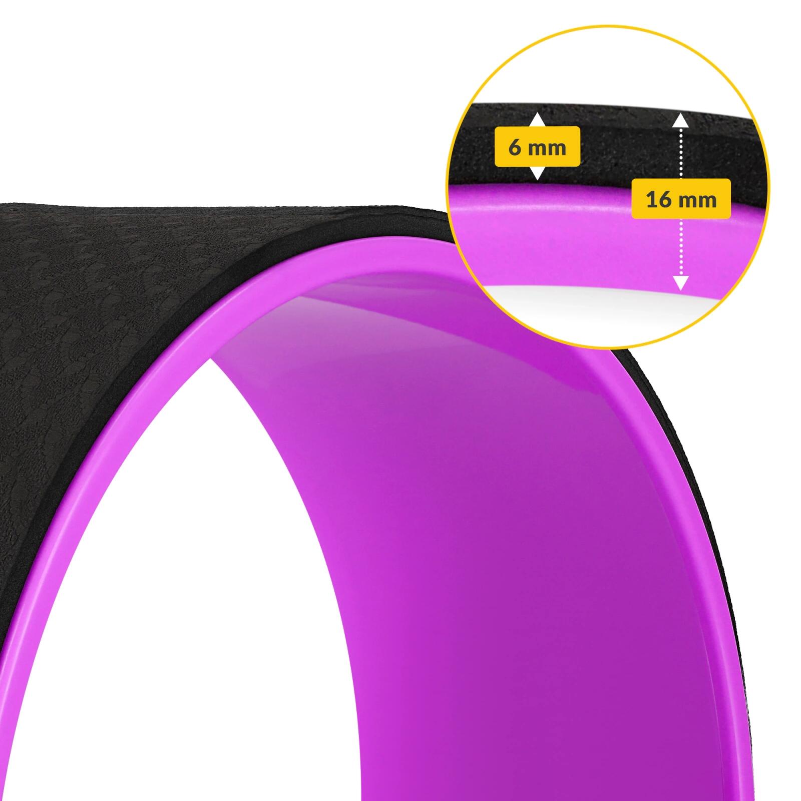 Yoga-Rad Trainingsrad für Bauchmuskeln 4FIZJO DHARMA 32,5 cm 5/6