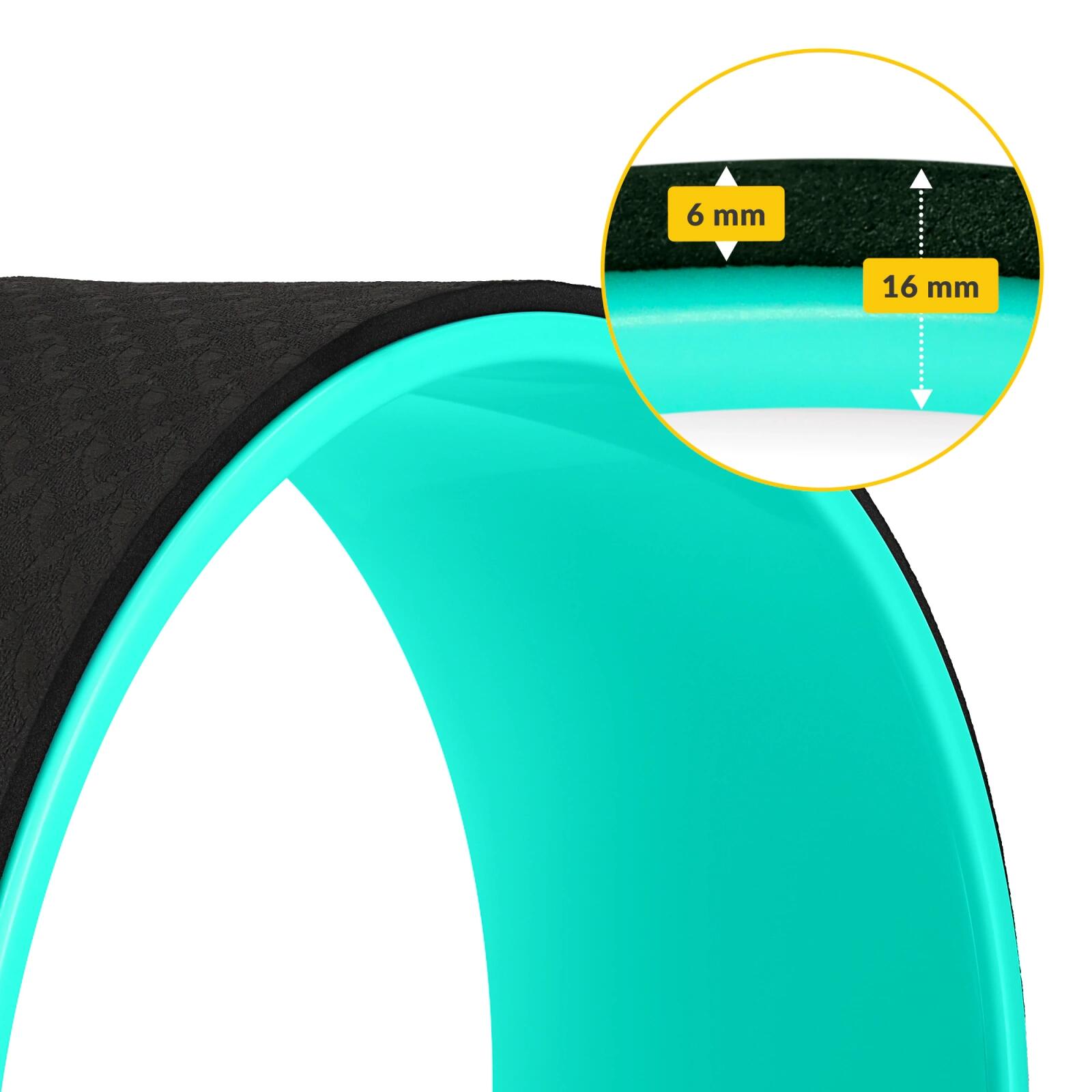 Yoga-Rad Trainingsrad für Bauchmuskeln 4FIZJO DHARMA 32,5 cm 5/6