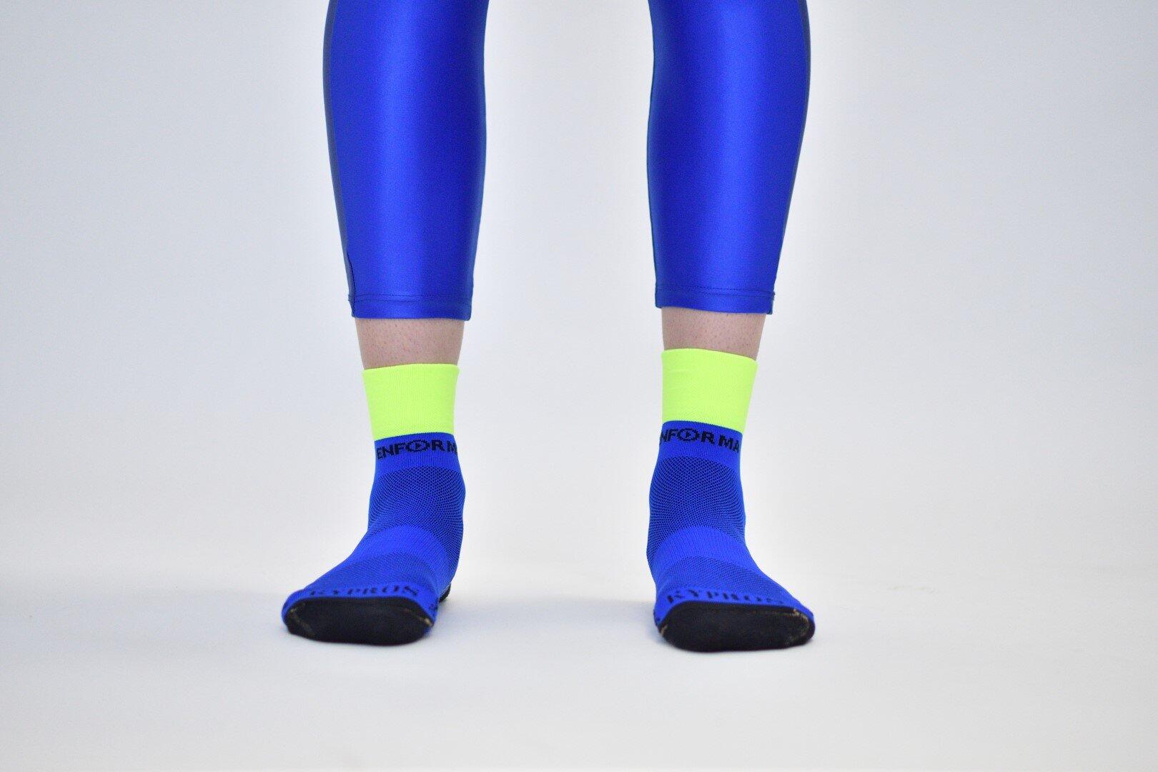Calcetines de Running Enforma HAMBURGO Azul.Antibacteriano y Regenerador. 3/3