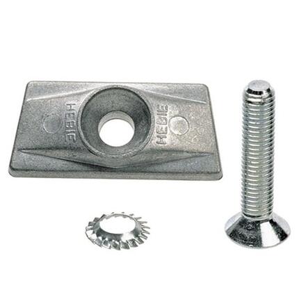 Hebie Aluplatte mit Inbusschraube, hebie