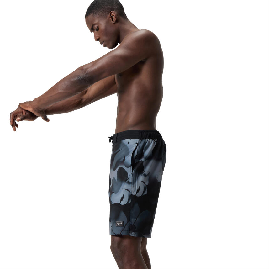 Men Print Bondi Boardshort Watershort - Grey
