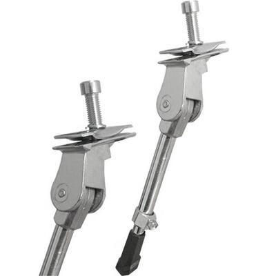 M-wave standaard enkel aluminium 20-29 inch 29mm tegenplaat zilver