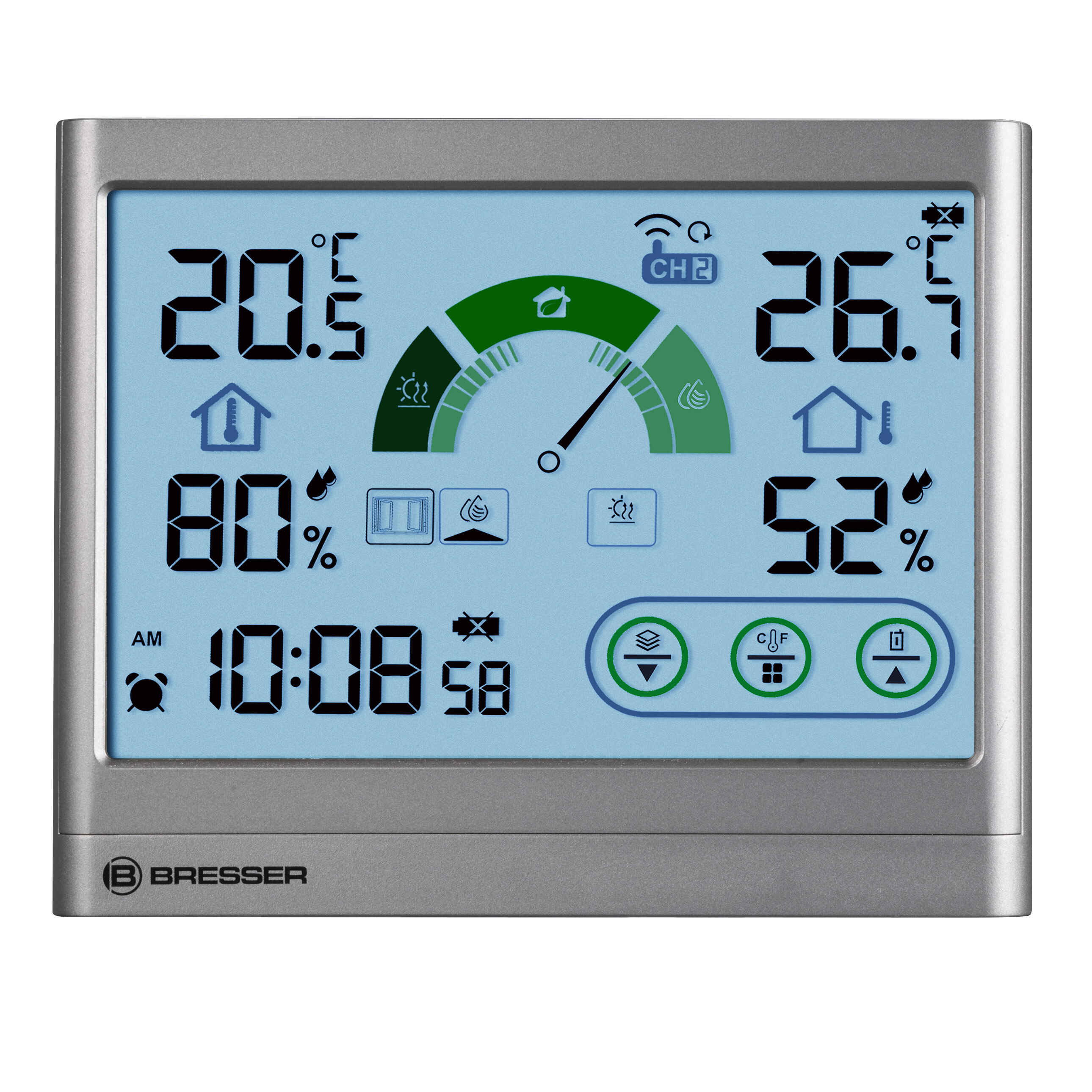 Thermo-Hygrometer avec recommandation de ventilation VentAir H 6/7