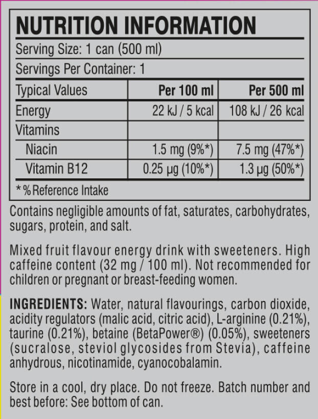 Bevande energetiche - Bevanda C4 Energy – Arcobaleno Cosmico Confezione da 12 3/3