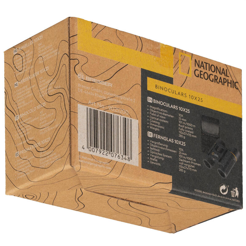 Jumelles 10 x 25  de poche de National Geographic