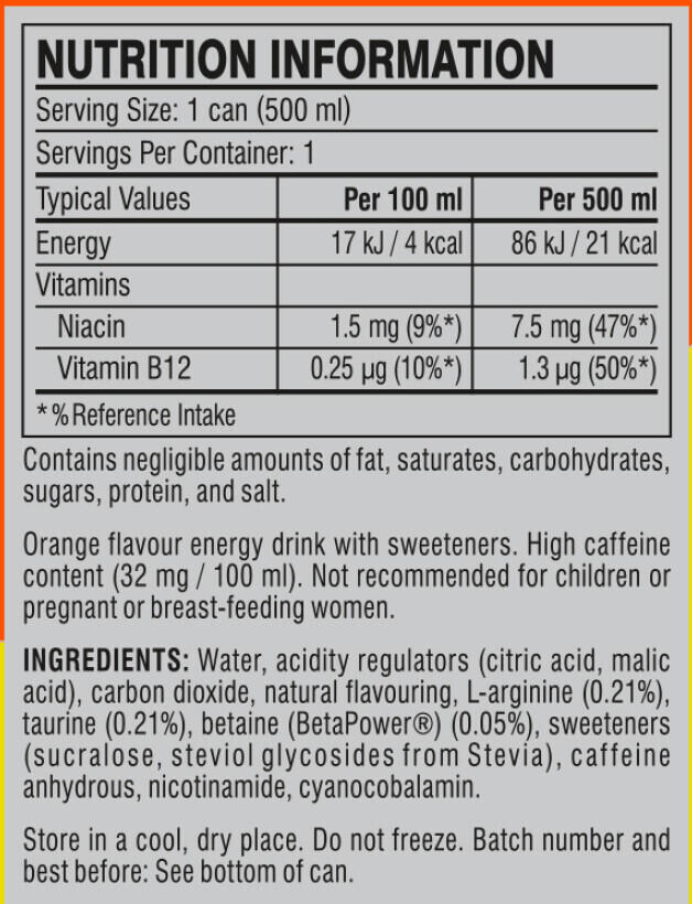 Bevande energetiche - Bevanda C4 Energy – Fetta d'Arancia Confezione da 12 3/3