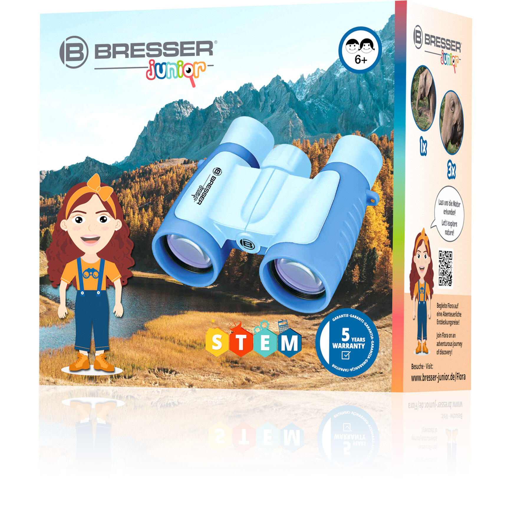 BRESSER JUNIOR Kinderverrekijker 3x30 in verschillende Kleuren 7/7