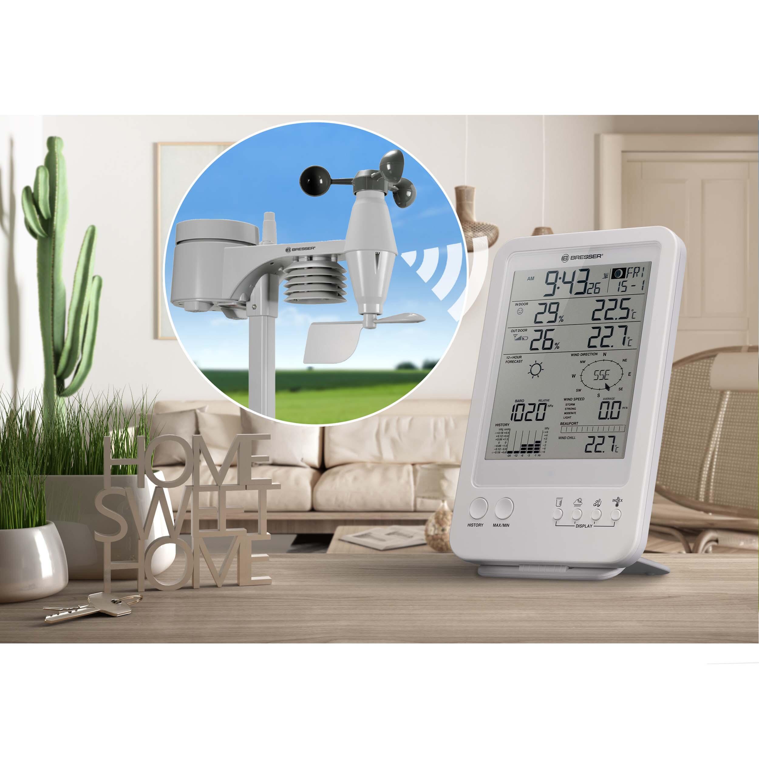 5en1 Bresser Wetter Center White Meteorological Station 6/7