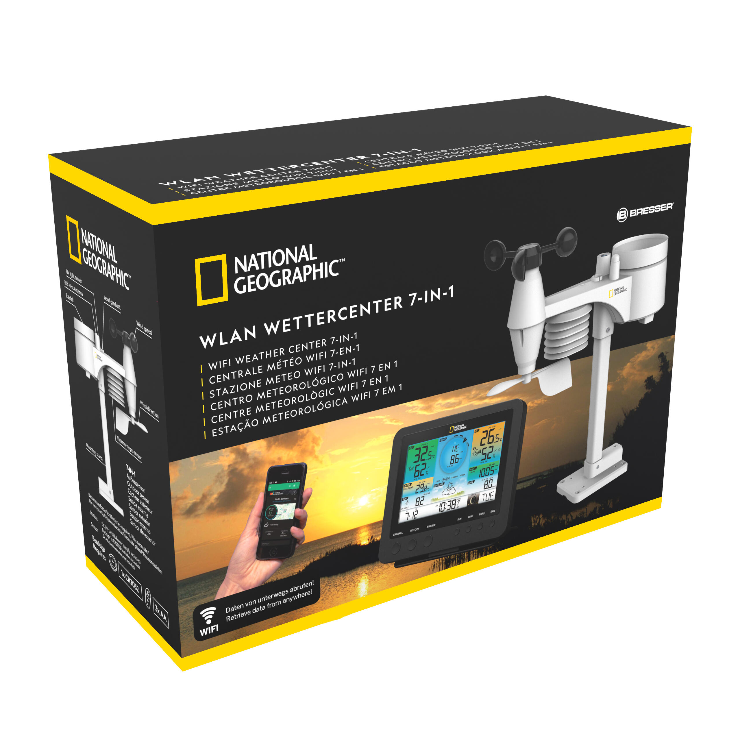 Centro WiFi a colori con sensore 7 in 1 National Geographic 6/7