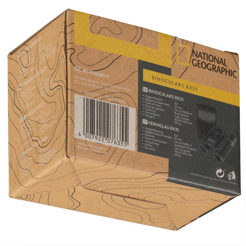 Jumelles 8x21 de poche National Geographic