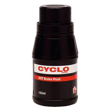 Cyclo Tools Bremsflüssigkeit DOT 5.1 125ml, Flasche, für hydr. Scheibenbremse
