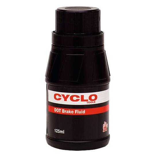Cyclo Tools Bremsflüssigkeit DOT 5.1 125ml, Flasche, für hydr. Scheibenbremse