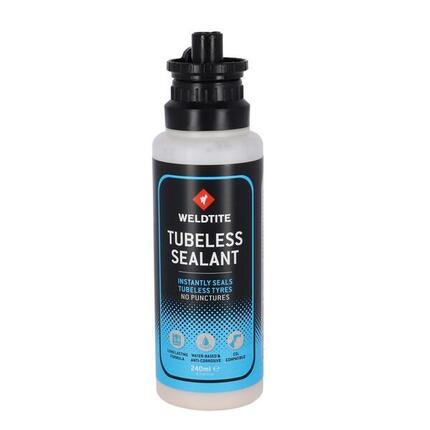 Liquide anti-crevaison préventif pour tubeless Weldtite 240 ml