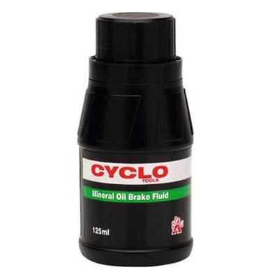 Cyclo Tools Bremsflüssigkeit Mineralöl 125ml. Flasche. mineral. Hydraulik-Öl
