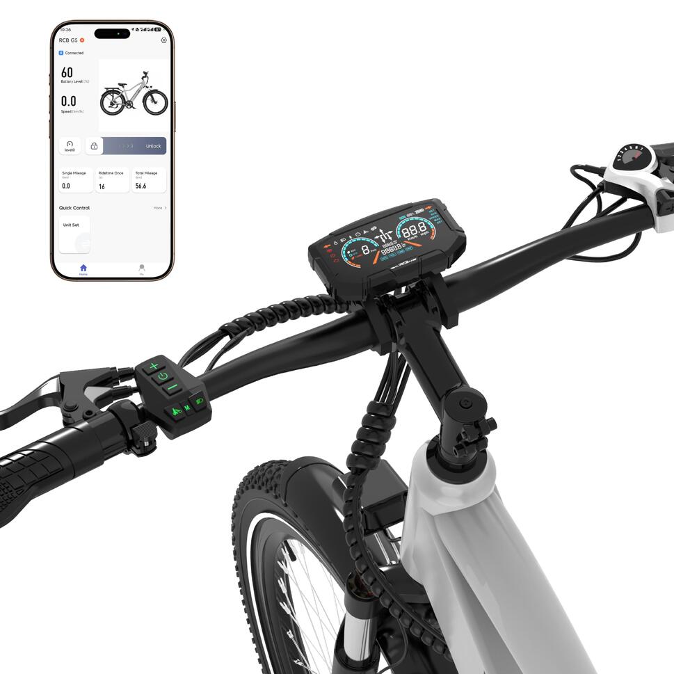 Rower Elektryczny dla Dorosłych 27,5" E-Bike, APP&NFC, RCB-G5