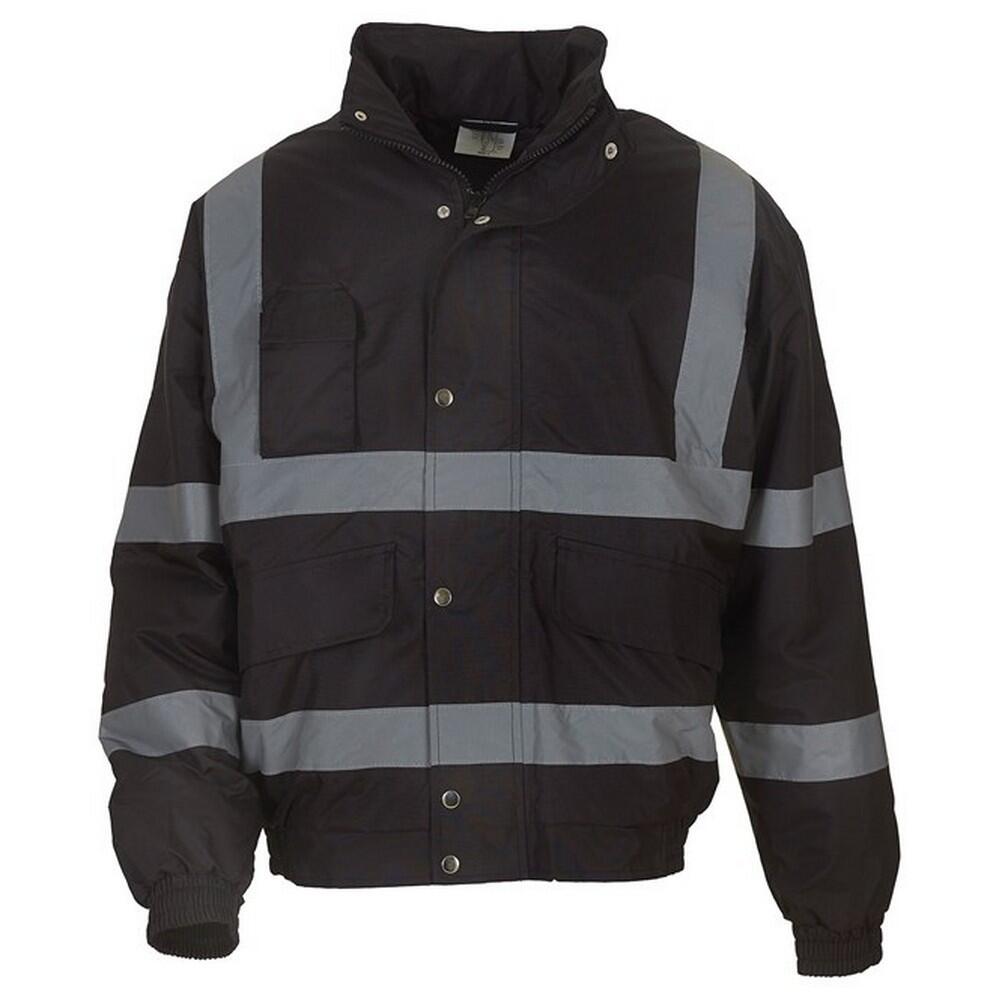 Yoko Unisex Adult Classic Hi-Vis Bomber Jacket