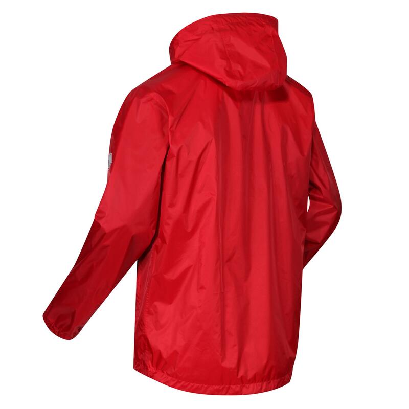 Lyle IV Homme Randonnée Veste imperméable - Rouge moyen