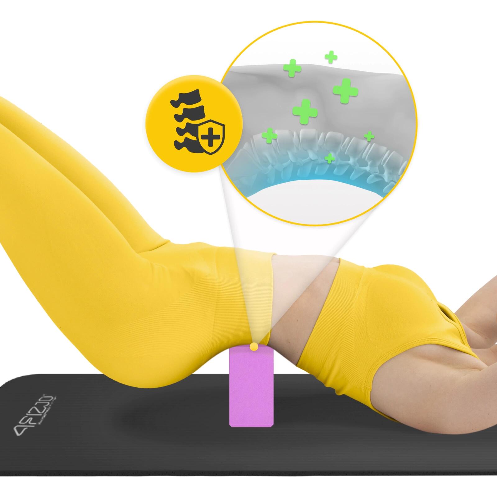 Blocco yoga pilates schiuma EVA supporto stretching stabilità 4FIZJO 3/7