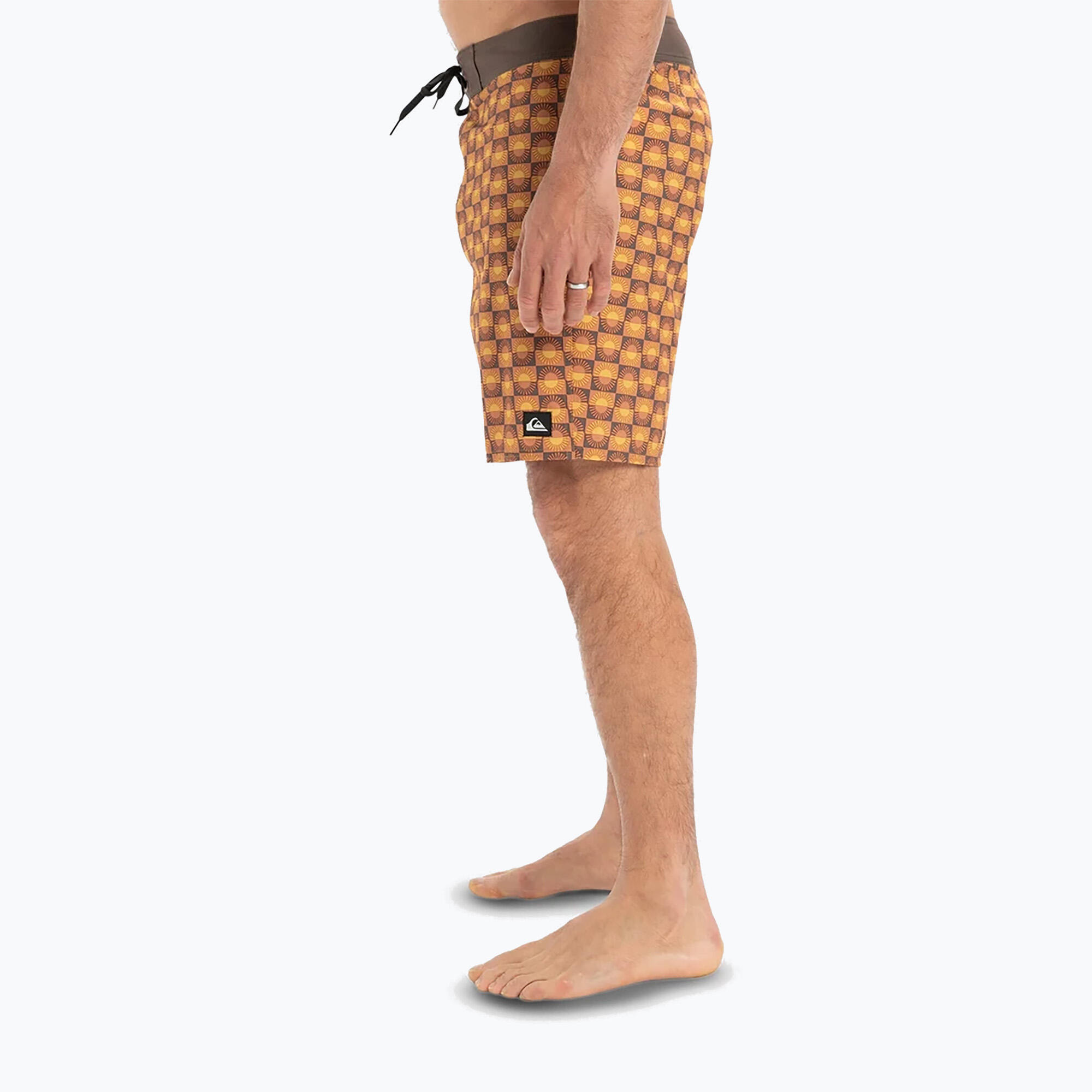 Shorts de natação masculino Quiksilver Surfsilk com perna reta de 18" 5/5