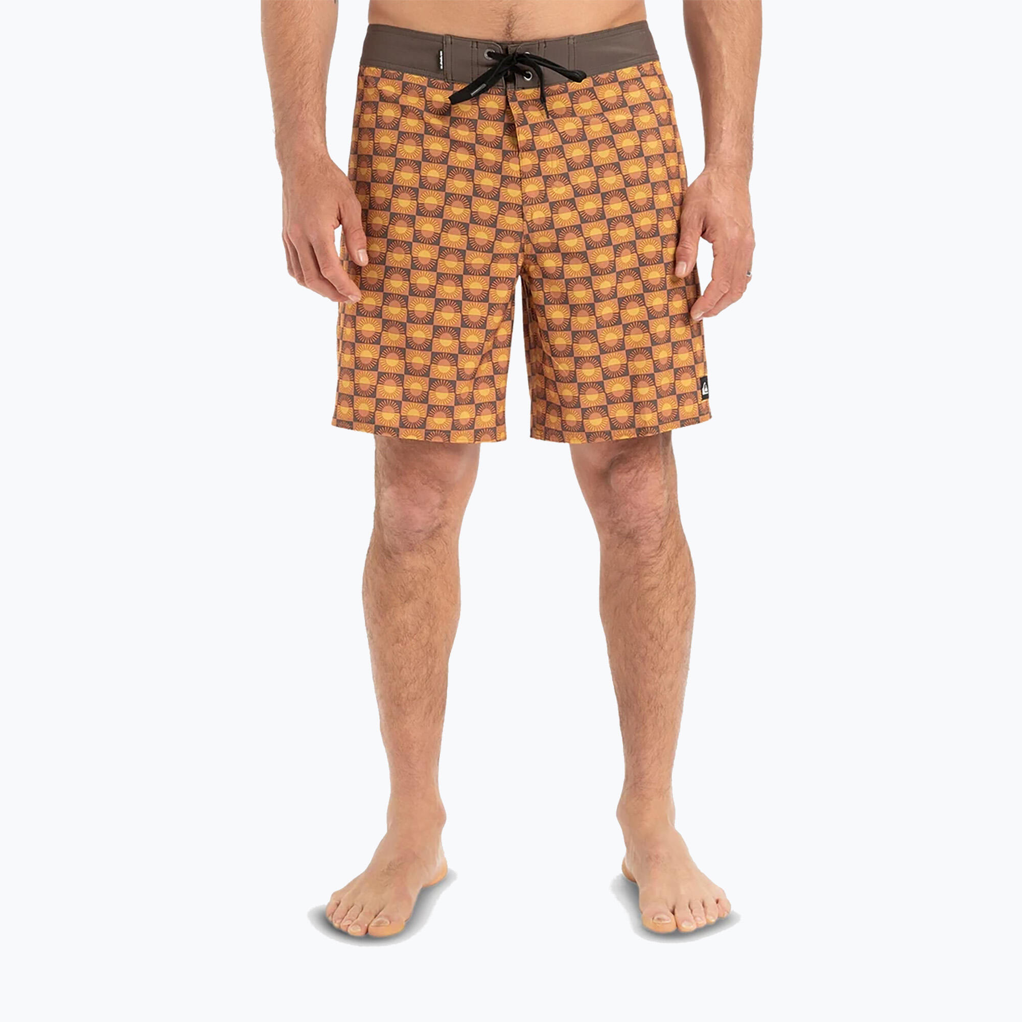 Shorts de natação masculino Quiksilver Surfsilk com perna reta de 18" 2/5