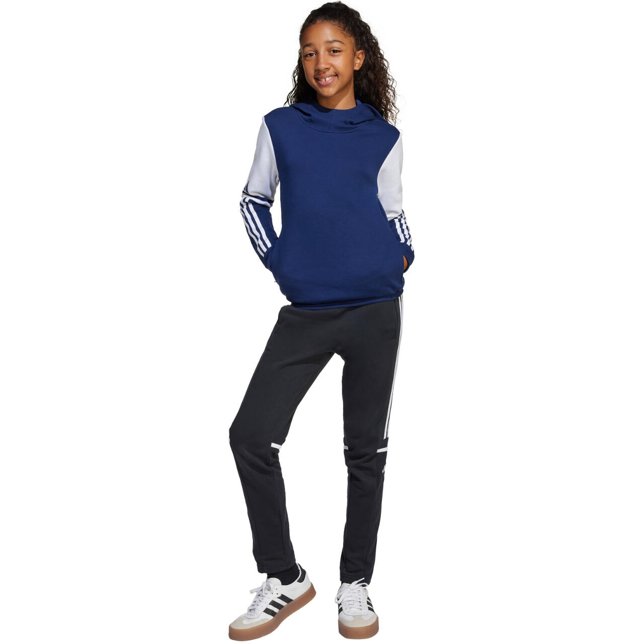 Sudadera adidas Squadra 25 en azul marino/blanco 7/7