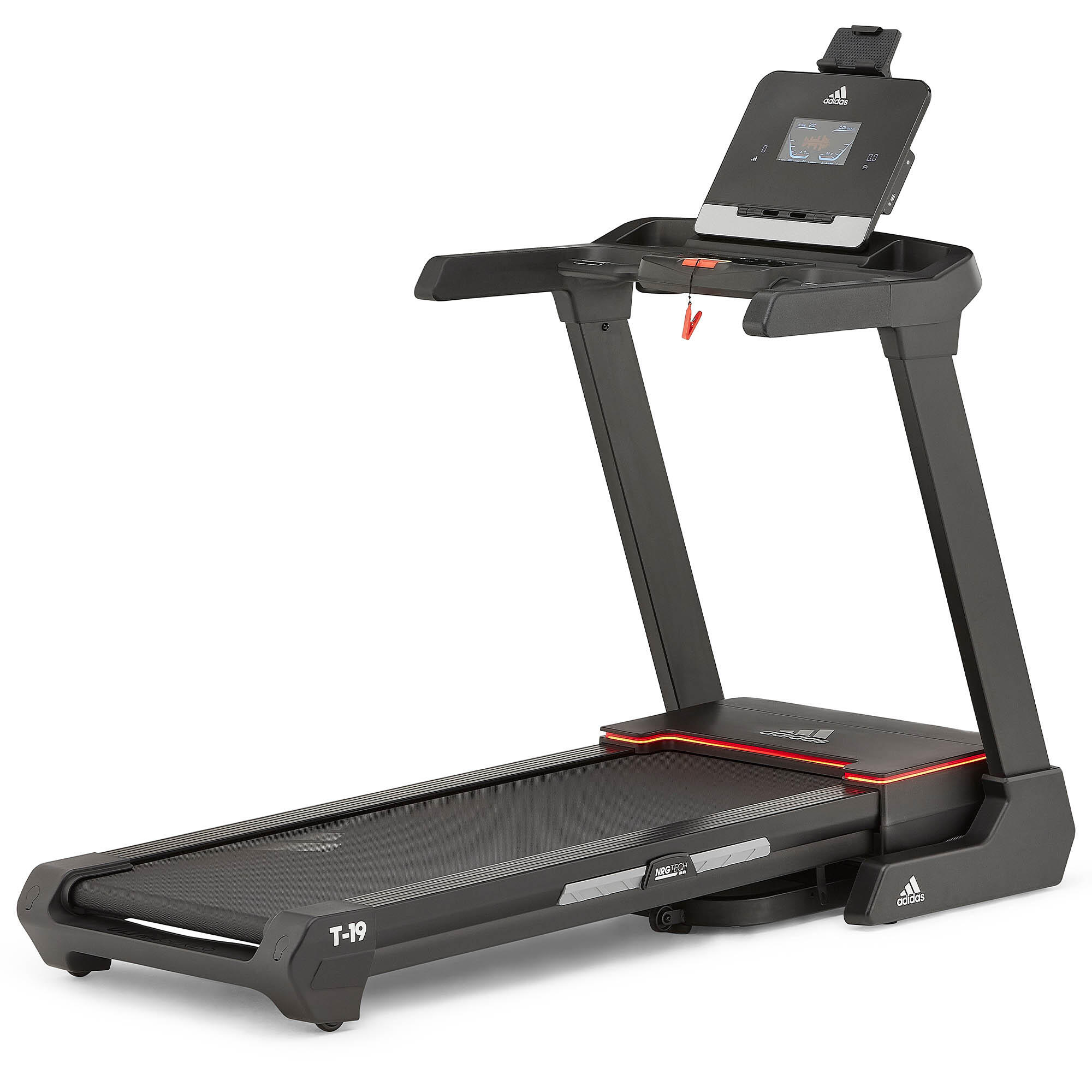 ADIDAS Cinta de correr T-19 + Bluetooth - Kinomap y Zwift - 140x51cm - 20km/h