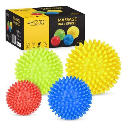 Zestaw piłek z kolcami do masażu SPIKE+ 4 szt.