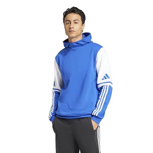 adidas Sweat à Capuche SQUADRA25 pour Homme en bleu royal/blanc, XL 2/9