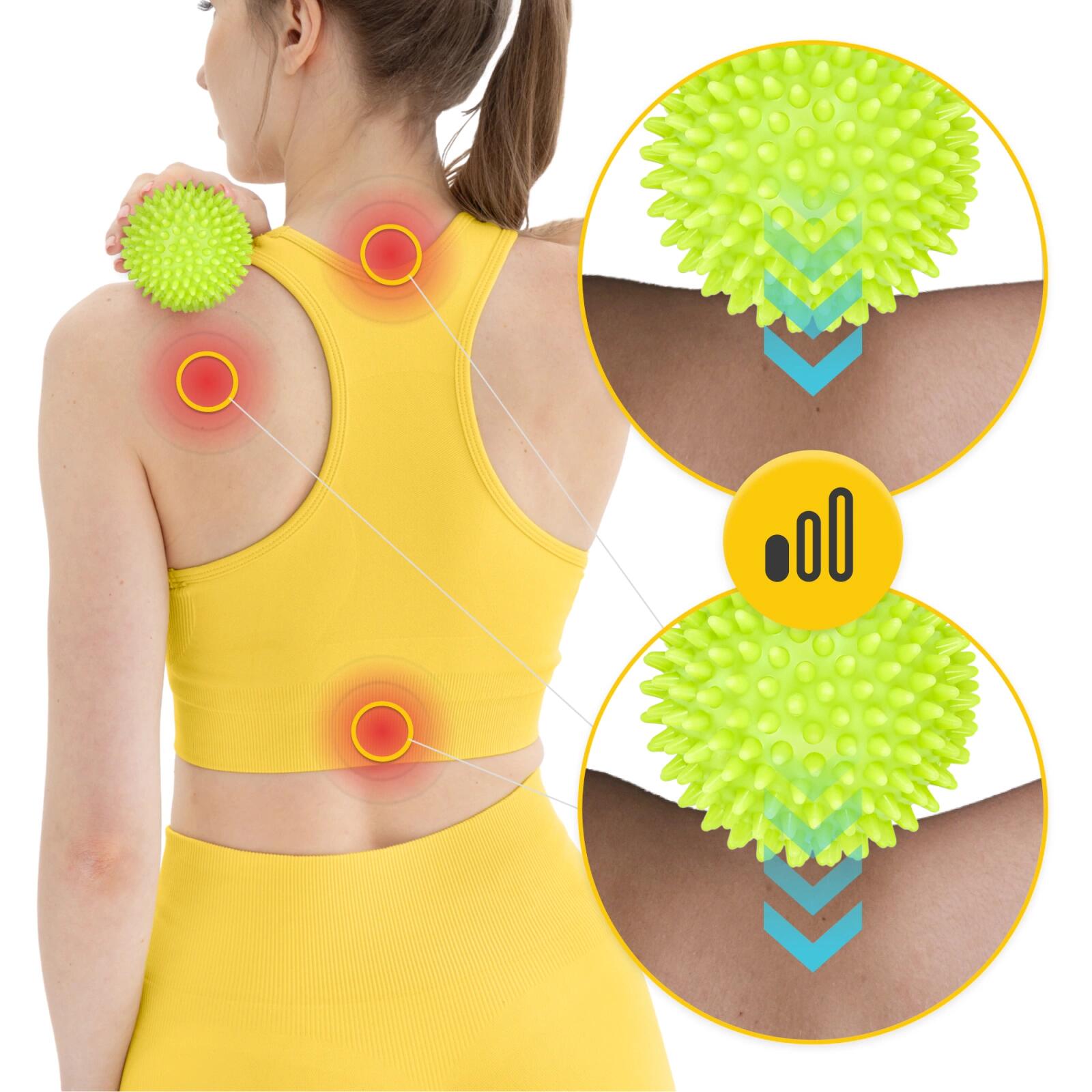 Igelball Massageball mit Noppen Faszienball SPIKE+ 4FIZJO 4/7