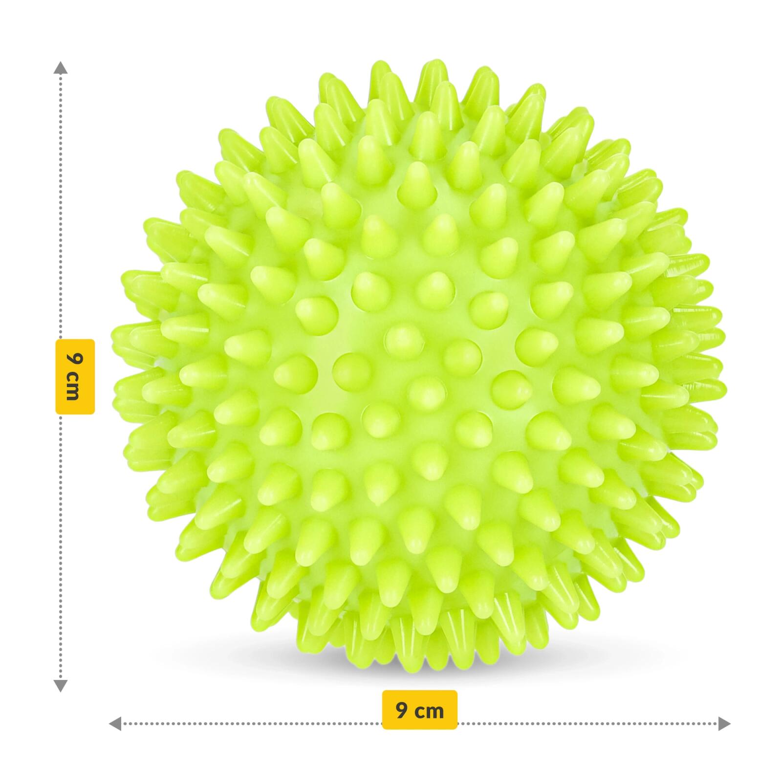 Igelball Massageball mit Noppen Faszienball SPIKE+ 4FIZJO 2/7