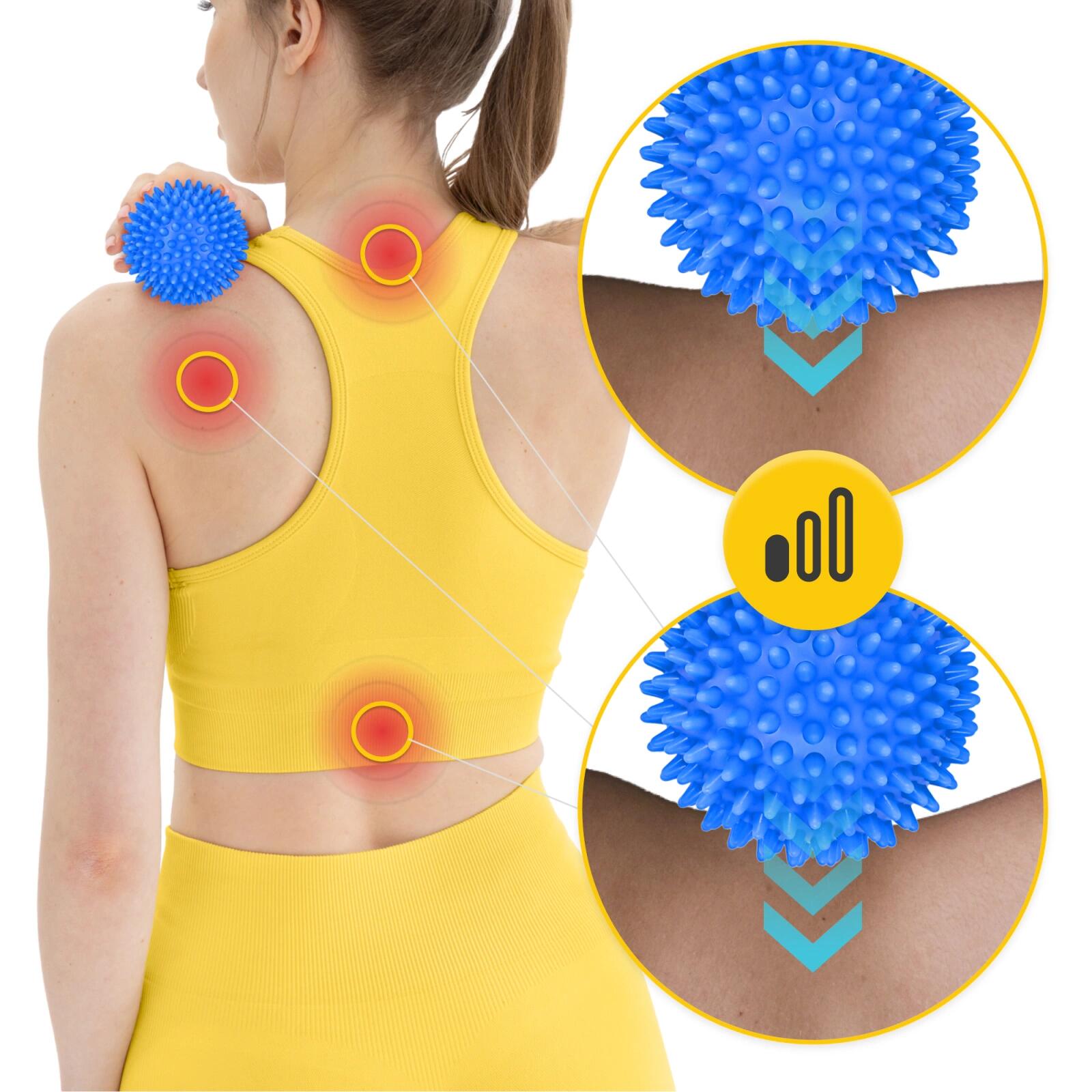 Massagebal SPIKE+ sensorisch revalidatie triggerpoint fascia 4FIZJO 3/7