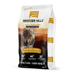 Croquettes Sans Céréales Volaille – Natura Wild Manitoba Hills 2kg