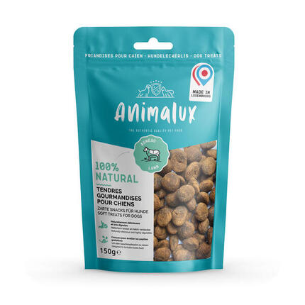 Friandises Tendres Gourmandises à l’Agneau pour Chien – Animalux 150g
