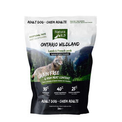 Croquettes Sans Céréales Agneau & Porc – Natura Wild Ontario Wildland 2kg