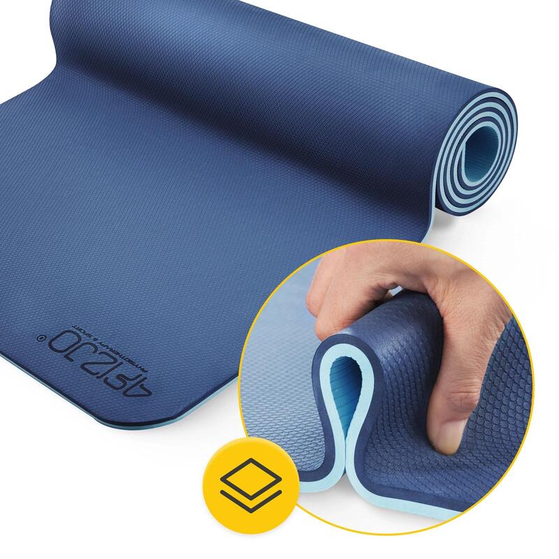Saltea antiderapantă pentru exerciții 4FIZJO TPE 1 cm