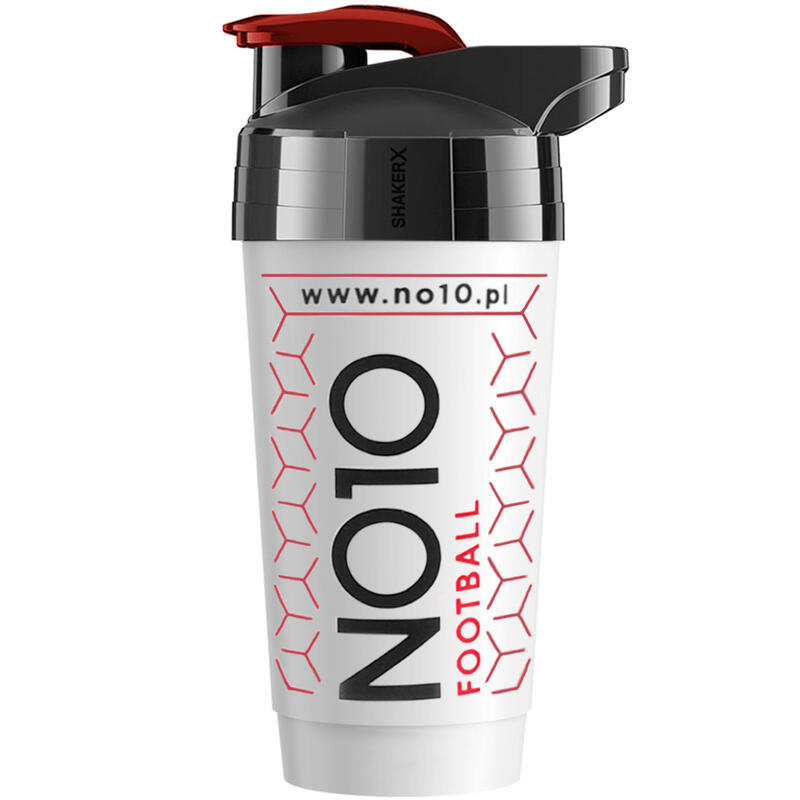 NO10 Sticlă shaker 600 ml - polietilenă fără BPA, capac filetat