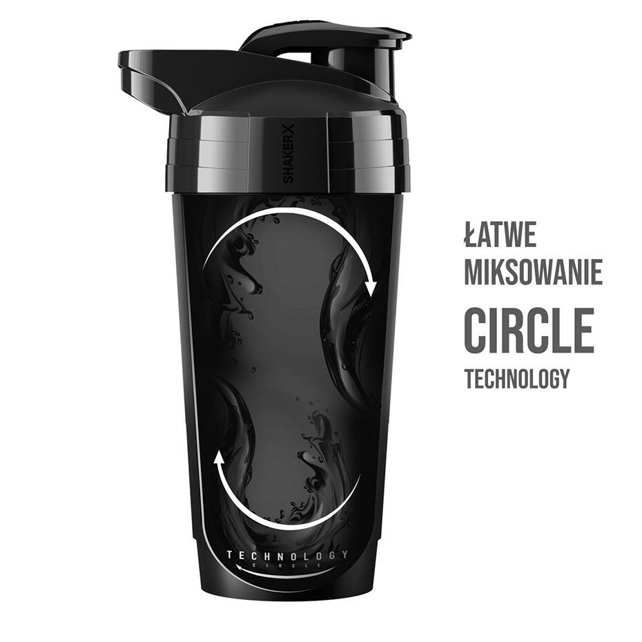 NO10 Shaker 600 ml - Ergonomische mengfles zonder BPA 4/6