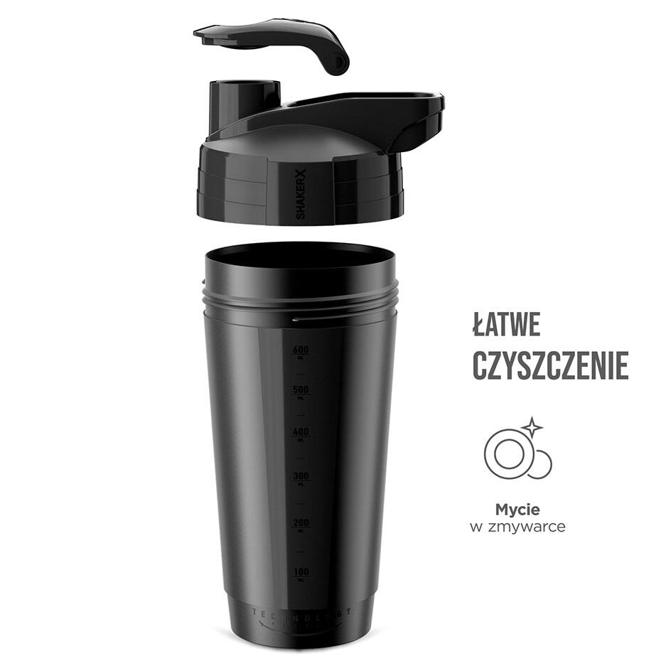 NO10 Shaker 600 ml - Ergonomische mengfles zonder BPA 5/6