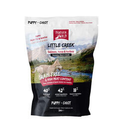 Croquettes Sans Céréales Saumon Chiot – Natura Wild Little Creek 2kg