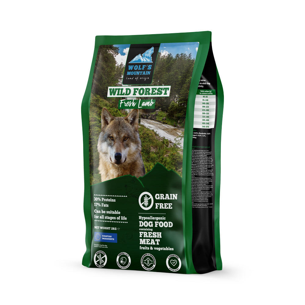Wolf's Mountain - Croquettes Chien Adulte Agneau – Wolf's Mountain Wild Forest 2kg - Croquette - 2 Kg - Decathlon